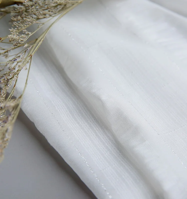 CITYINCITY Tulle kitchen Curtains for living room bedroom Jacquard home decor silver yard sheer luxury white curtain for room 07