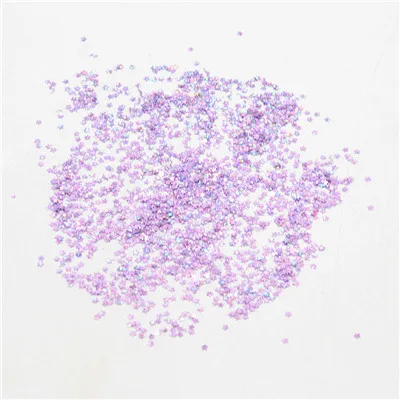 laser purple Звезда блестки 3 мм ПВХ россыпью пайеток дизайн ногтей Ручное шитье Свадебные ремесленные аксессуары DIY Подвеска отделка блесток 10 г - Цвет: laser purple
