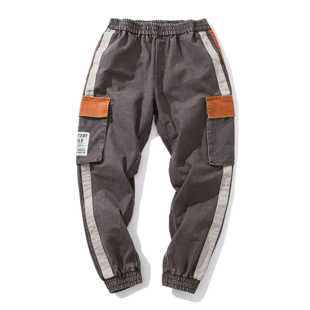 2019New Side Striped Cargo Patchwork Pants Men's Hip Hop Casual Camouflage Streetwear Joggers Sweatpants Man Trousers Fashion 2019New Side Striped Cargo Patchwork Pants Men's Hip Hop Casual Camouflage Streetwear Joggers Sweatpants Man Trousers Fashion