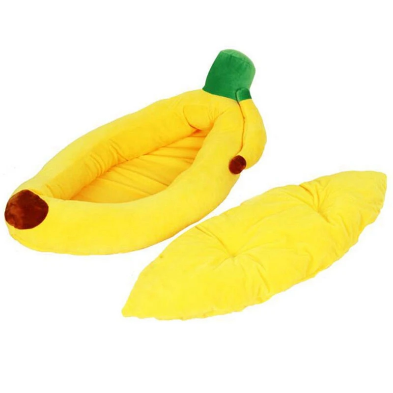 KIMPETS кровать для собаки Диван-крышка для шезлонга одеяло кошка дом корзина матрас коврик банан теплый питомник Кошка маленькая собака кровать для питомца симпатичное гнездо сделать