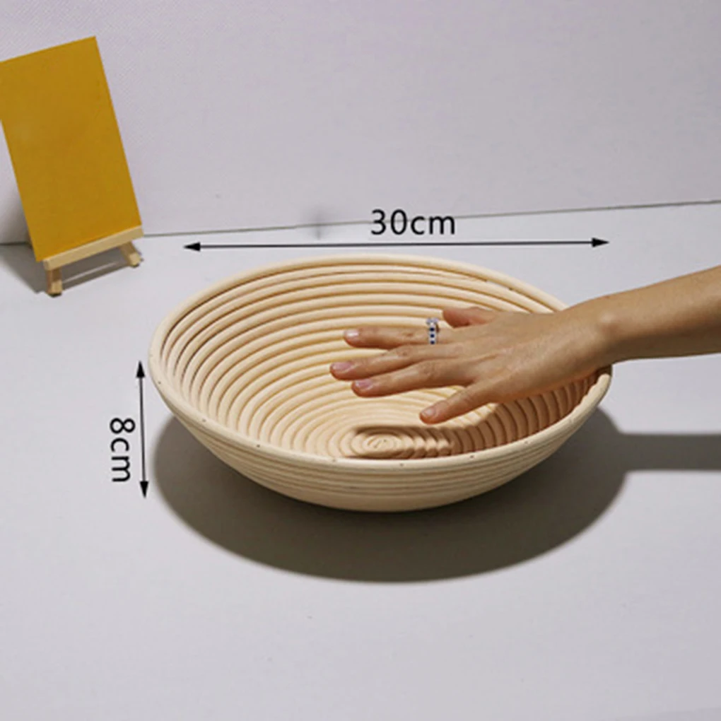 Круглые разных размеров овальные деревенские ферментация хлеба из ротанга корзина для выпечки чаша кухонный гаджет DIY инструмент