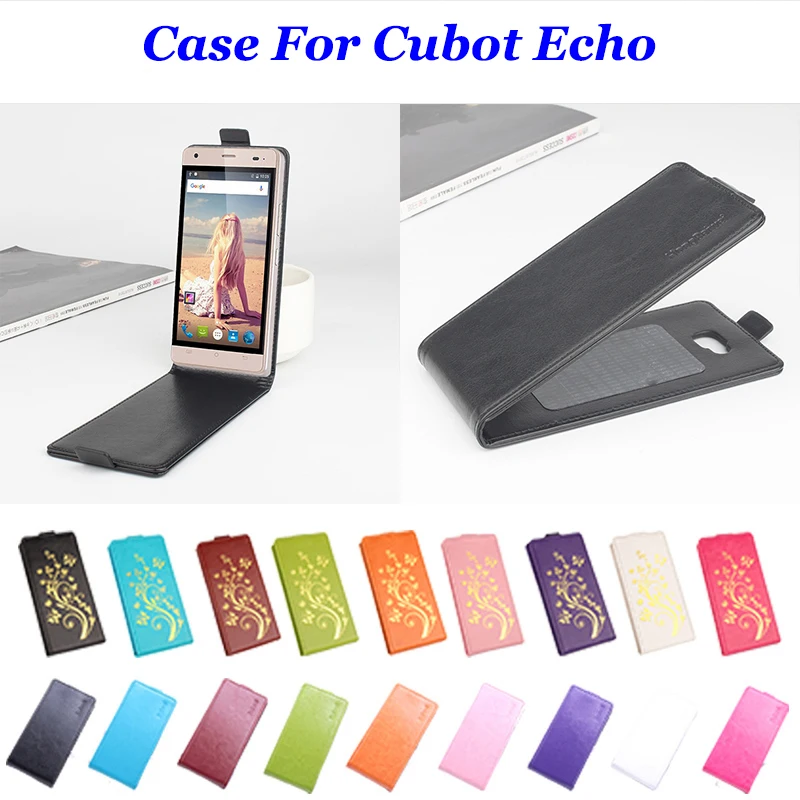 Luxury leather case For Cubot Echo Flip cover housing For Cubot Echo
