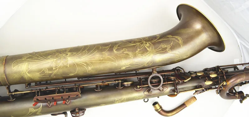 Taiwan MUSEADF Baritone саксофон SDY-906GF модель античная медь моделирование латунь Профессиональная игра Eb Saxofone