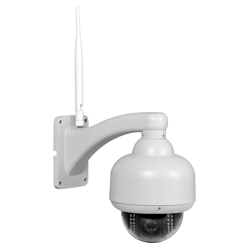 HD 1080P 2 MegaPixel outdoor wireless IP PTZ Camera with 8GB MicroSD