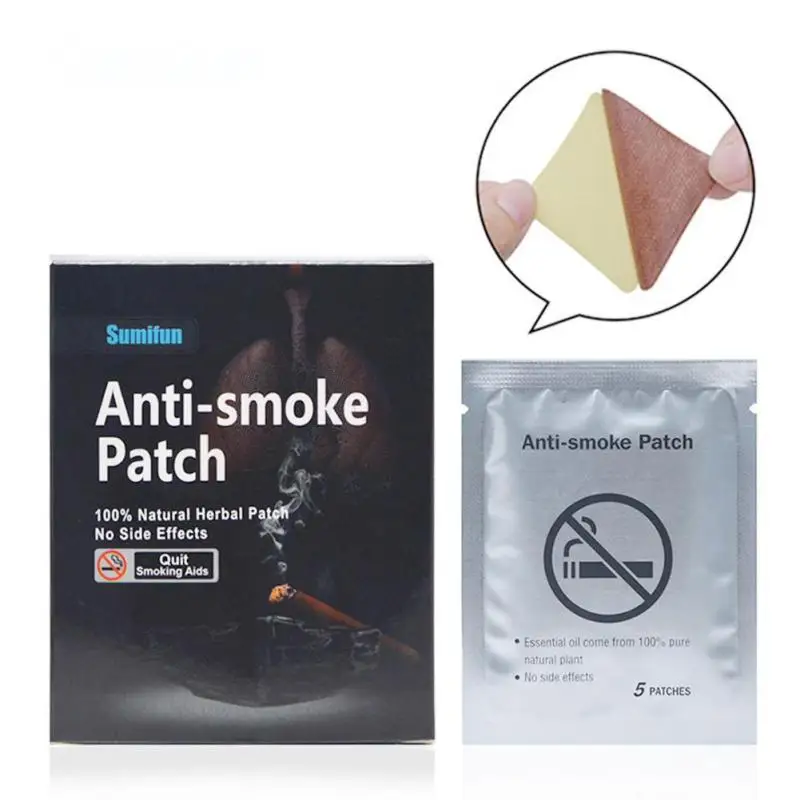 35 Pcs Stop Smoking Patches Quit Plasters Cessation Patch Relaxation Rehabilitation Therapy Supplies U3 | Красота и здоровье