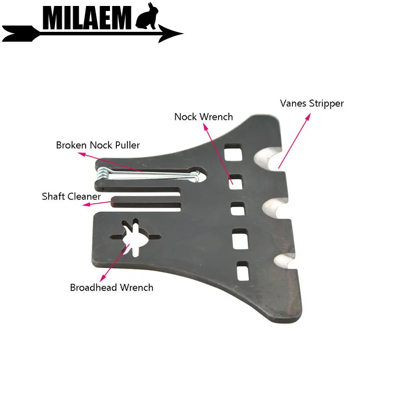 

1pc Archery Arrow Companion Multi-functional Use Arrow Maintenance Installation Hunting Arrow Feather Accessory