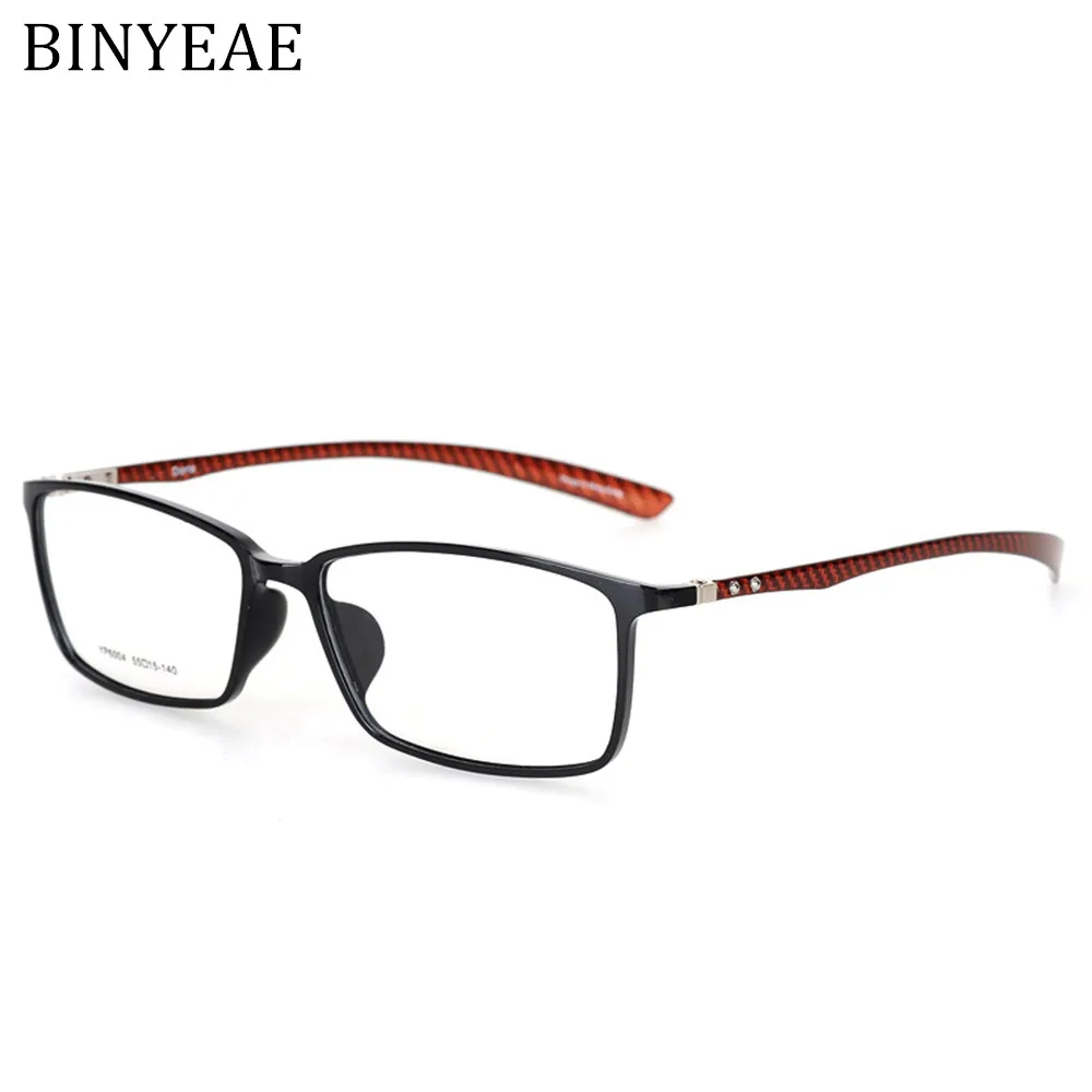 BINYEAE Brand Carbon Fiber Male Frame armacao oculos de grau Eye