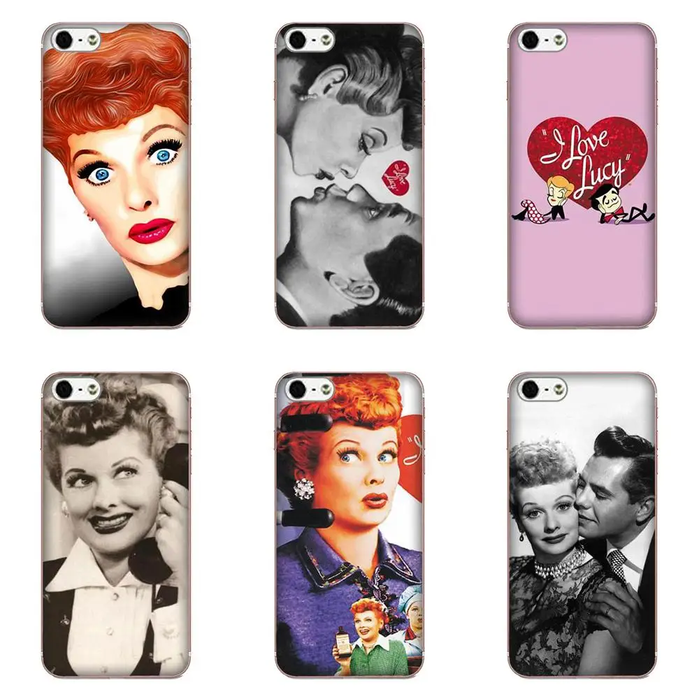 Специально для Apple iPhone 4 4S 5 5C 5S SE 6 6S 7 8 Plus X XS Max XR I Love Lucy Lucille Ball Soft|Чехлы-накладки| |