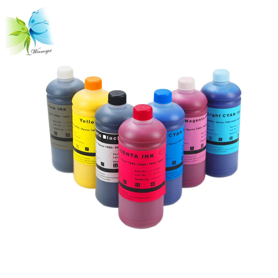 Чернила winnerjet 1000 мл для Epson Stylus Pro 7800 9800 7880 9880 чернила печати принтера Epson|Наборы