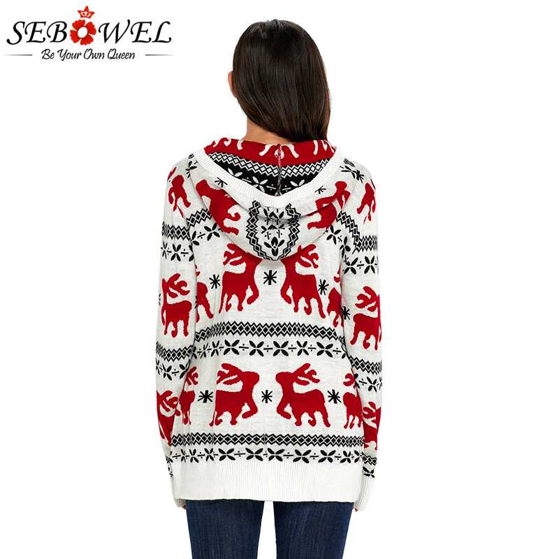 Cute-Christmas-Reindeer-Knit-White-Hooded-Sweater-LC27785-1-2 