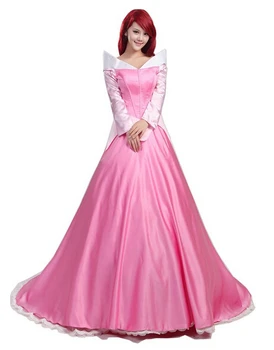 

2017 Sleeping Beauty Cosplay Princess Aurora Costume Outfit For Halloween