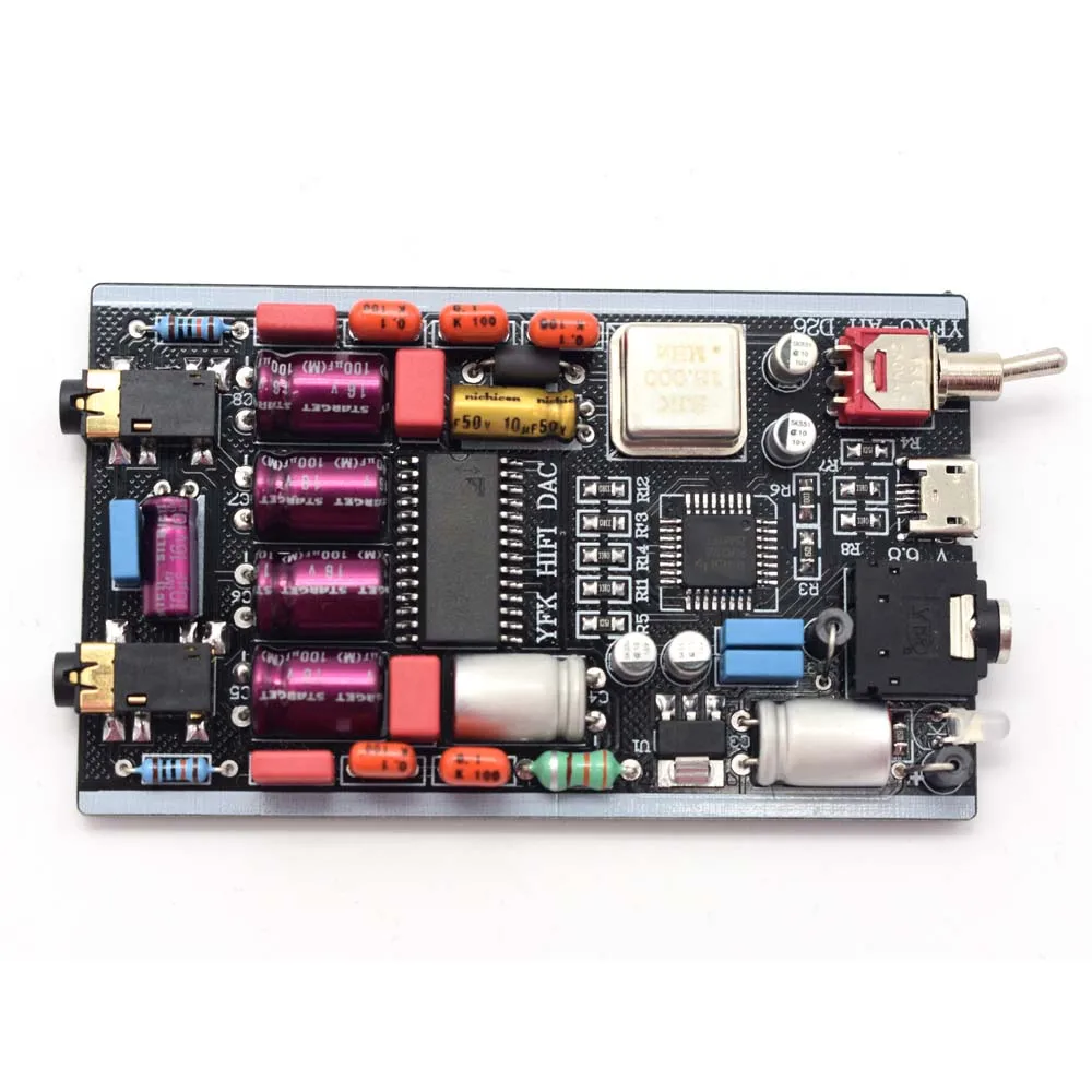 PCM2706 DAC TDA1305 ides декодер amp ноутбук ASIO PC USB звуковая карта усилитель для наушников доска без чехол