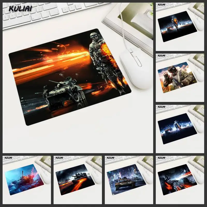 XGZ Free Shipping 22*18 MousePads Game Laptop Player Mouse Pad Mat Gaming Pc Desk Pad Non-slip Rubber Mousepad Battlefield3