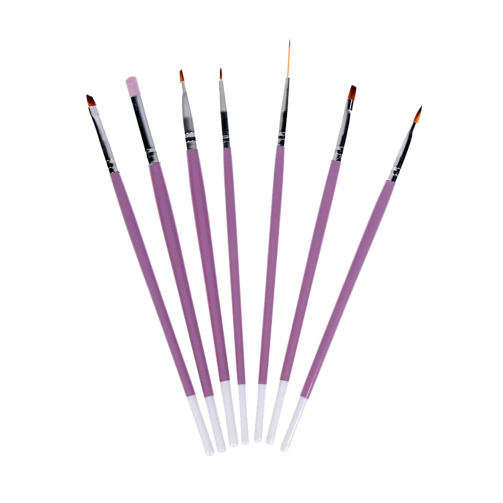 7Pcs High Quality Professional Acrylic Liquid For Nail Acrylic Nail Art Pen Tips UV Builder Gel Painting Brush Manicure Set Hot 7Pcs High Quality Professional Acrylic Liquid For Nail Acrylic Nail Art Pen Tips UV Builder Gel Painting Brush Manicure Set Hot