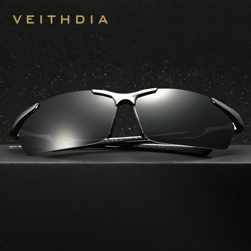 Новинка, поляризационные солнцезащитные очки VEITHDIA, мужские, фирменный дизайн, мужские, Ретро стиль, солнцезащитные очки, gafas oculos de sol masculino 6592