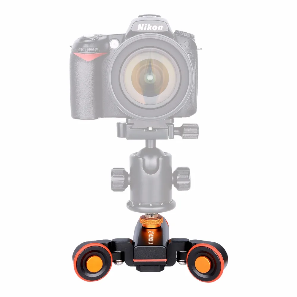 YELANGU L4X Wireless Remote Motorized Electric Track Slider Dolly Car Video Pulley Rolling Skater for DSLR Camcorder Cellphone YELANGU L4X Wireless Remote Motorized Electric Track Slider Dolly Car Video Pulley Rolling Skater for DSLR Camcorder Cellphone