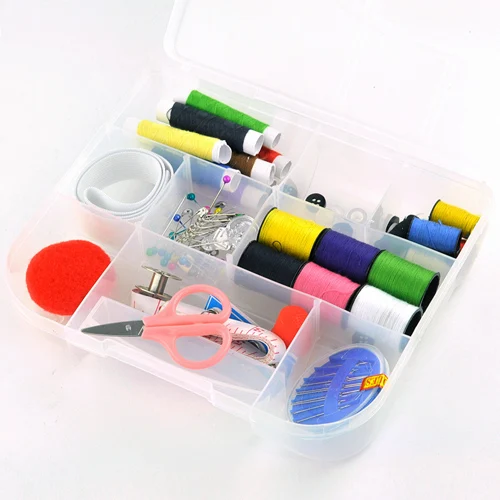 

Portable transparent PP box set multi needle sewing 19.5*17cm free shipping