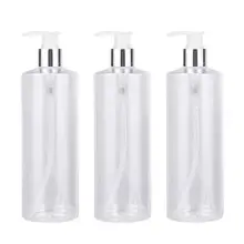 3 шт 500 пустая бутылка прозрачная простая бутылка для хранения пены эмульсии ручная стирка