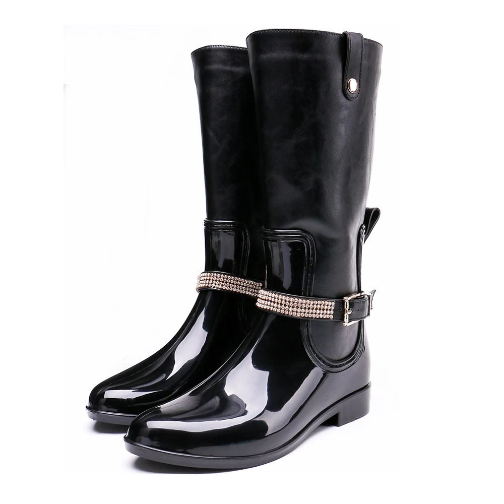 TONGPU/Женские Модные непромокаемые сапоги до колена 58 394|high rain boots|knee high bootsrain boots |
