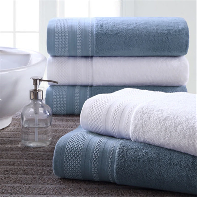 

800g Five-star hotel full cotton soft big bath towel men and women adults add thick high-grade bath towel