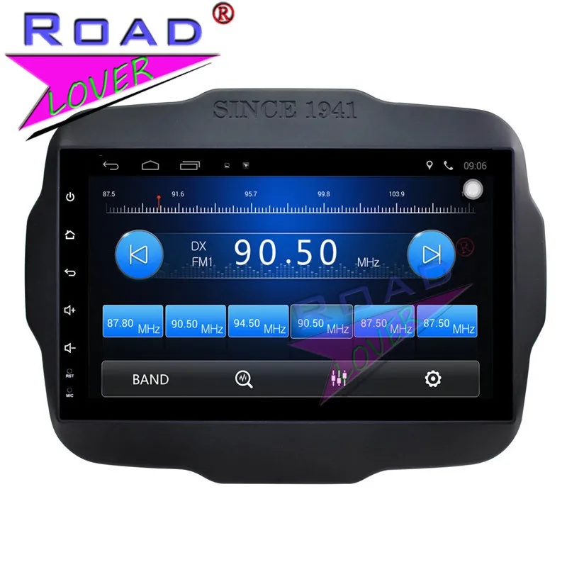 Sale TOPNAVI Android 6.0 2G+32GB 9" Quad Core Car PC Media Center Player For Jeep Renegade 2016 Stereo GPS Navigation 2Din Video MP4 2