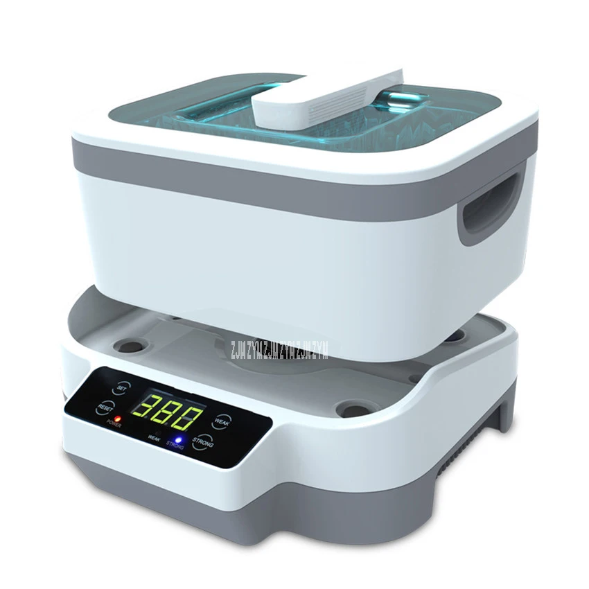 JP-1200 numérique nettoyeur à ultrasons paniers bijoux montres dentaire 1.2L ultrasons nettoyeur vé