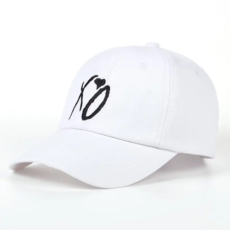 Белый X.O Кепка s новейшая шляпа для папы XO бейсболка Snapback Головные уборы высокого качества регулируемый дизайн для женщин и мужчин The Weeknd Starboy головные уборы S - Цвет: Белый