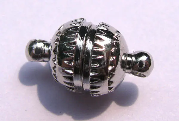 

wholesale barrel round magnetic clasp ball antique assortment connectors 8mm 100pcs