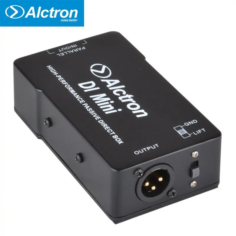

Alctron DI mini Passive Direct Box Impedance Converter DI Box Effect Stage Equipment Effect for keyboards electric guitars