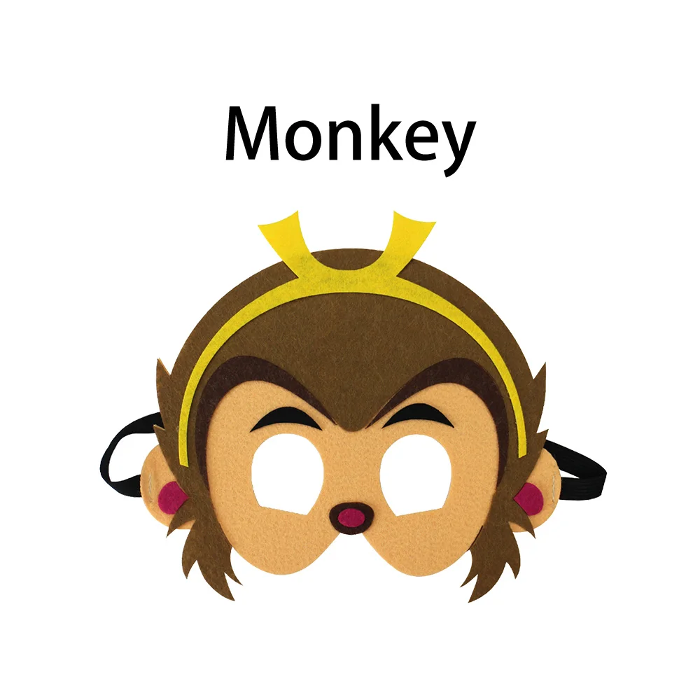 D.Q.Z модные игрушечные лошадки для новорожденных мультфильм фетр животных маски