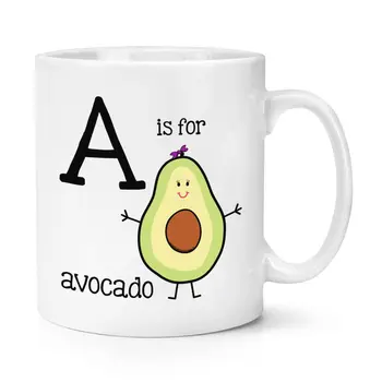 

Letter A Is For Avocado Mug