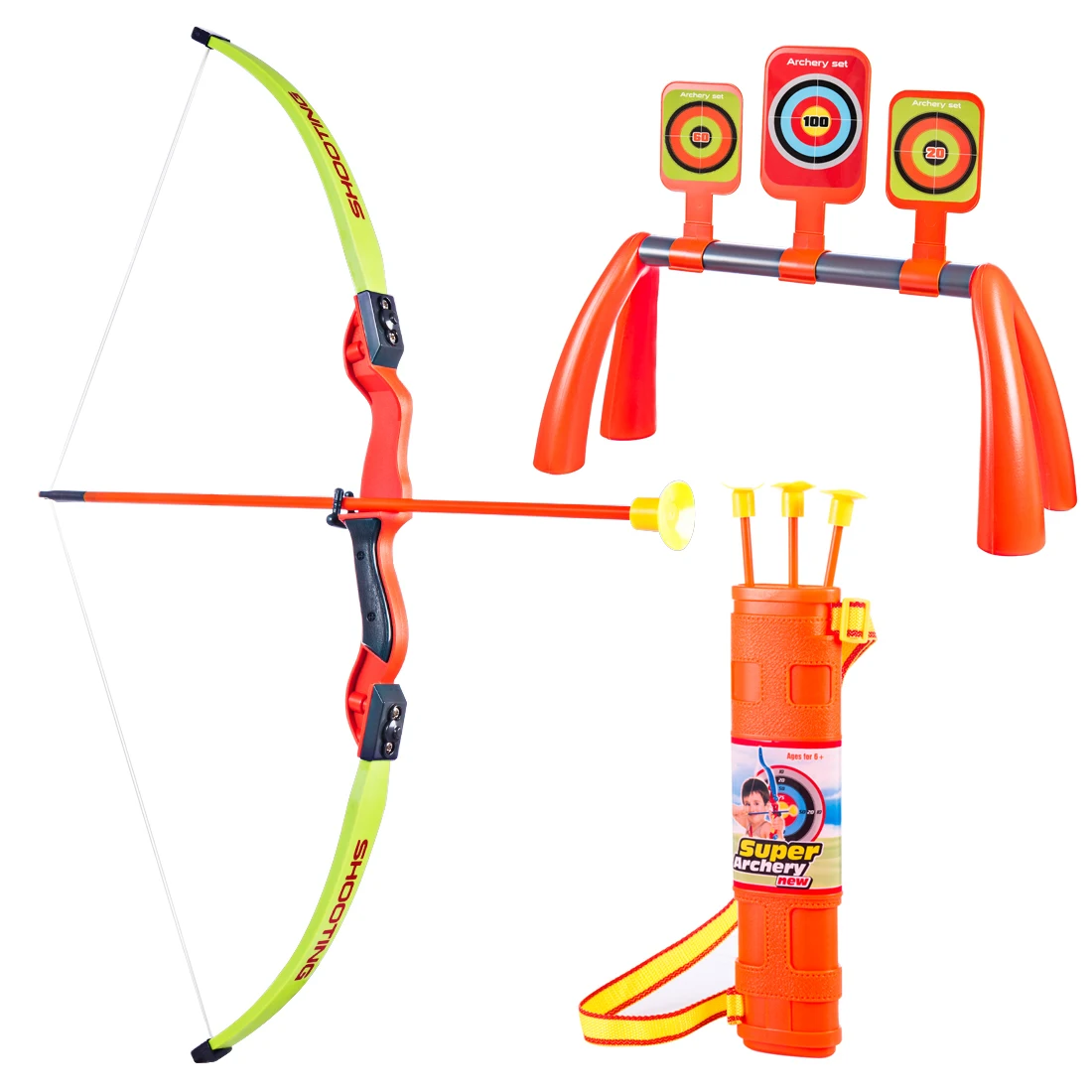 

New Hot 1 Set Children Outdoor Simulation Bow And Arrow Set Sports Shooting Toys Learning Educational Toys For Children
