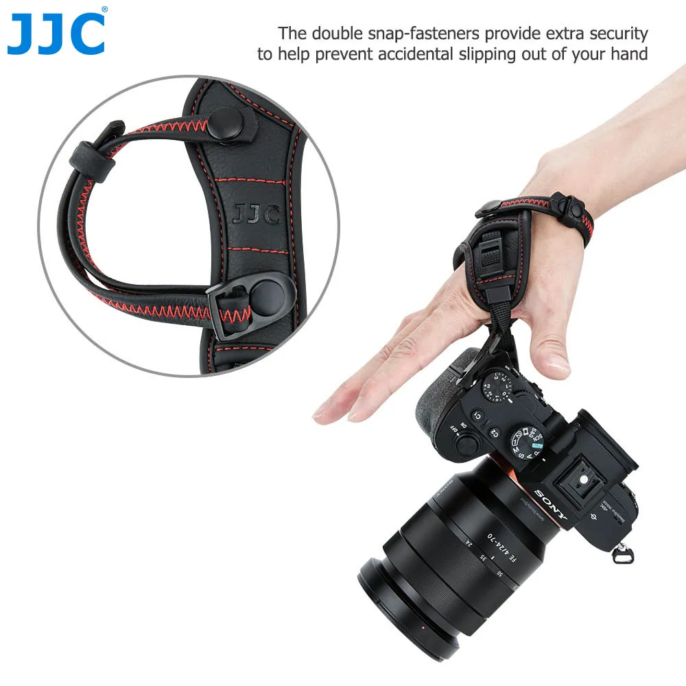 JJC беззеркальных Камера ручной держатель для ремня безопасности ремень для sony A6100 A6600 A6500 A6400 A6300 A6000 A7III A7II A7 A7RIII A7RII A7R A7SII A7S