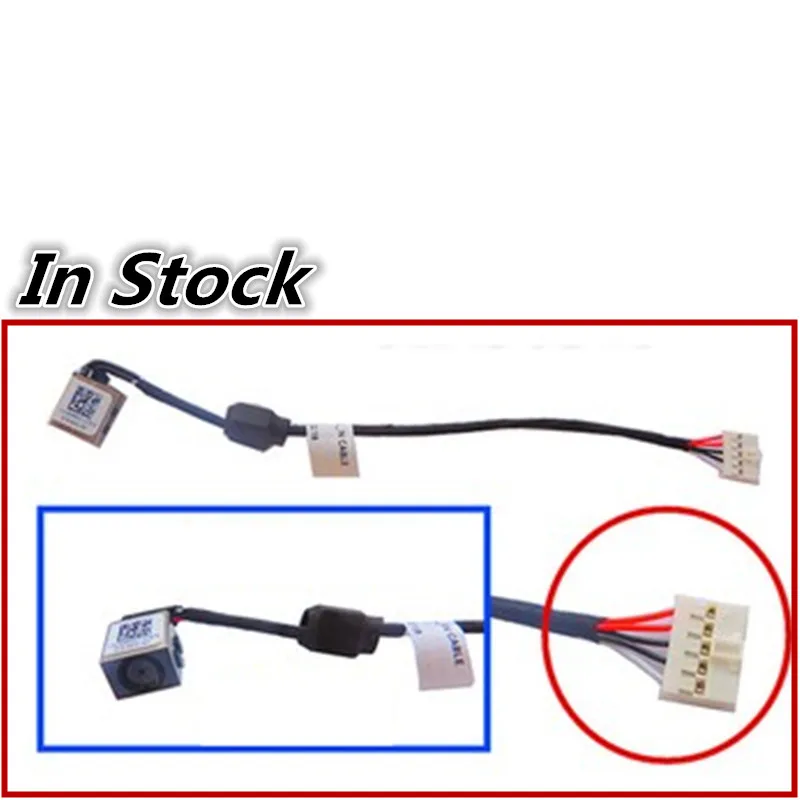 Laptop DC Power Jack Cable Charging Socket Plug Port Wire Cord For Dell Insprion 14R 5540 5542 5457 4528 M03W3 P39F 5427 P49G photo