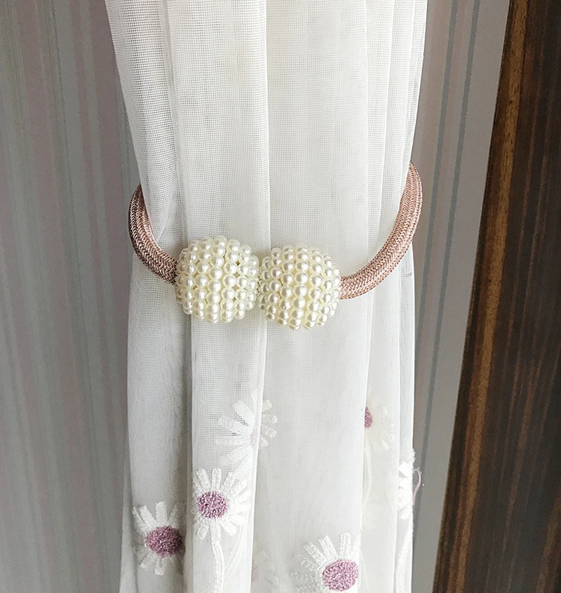 

1Pc Modern Magnet Curtains Buckle Window Curtains Magnetic Tieback Holder Curtain Straps Ties Decoration Home Accessories