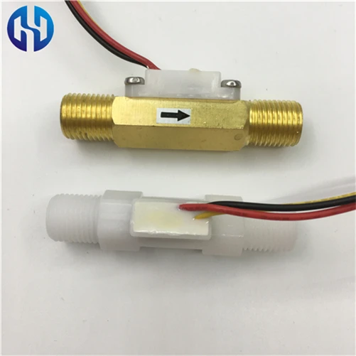 -BG1-4 water brass hall flow rate sensor meter  (9)