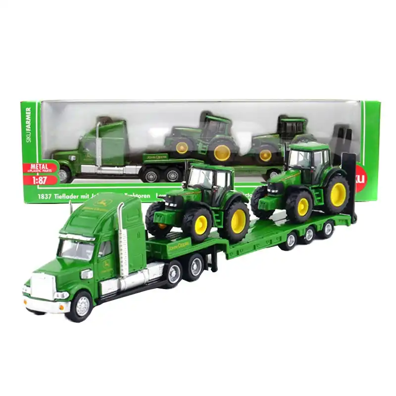 metal toy tractor trailer trucks