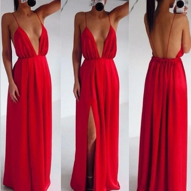 vestido costas abertas festa