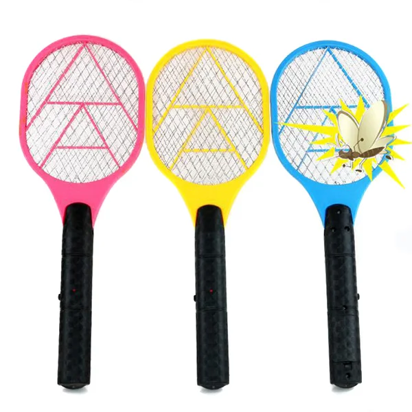 Hand Racket Electric Swatter Home Garden Insect Bug Bat Wasp Zapper Fly Mosquito Pest Control DTT88