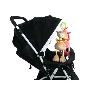

Cartoon Bird Baby Bell Hand Grasp Educational Toys Infant Mobility On The Crib Bed Hanging Toy Plush Teether Dolls