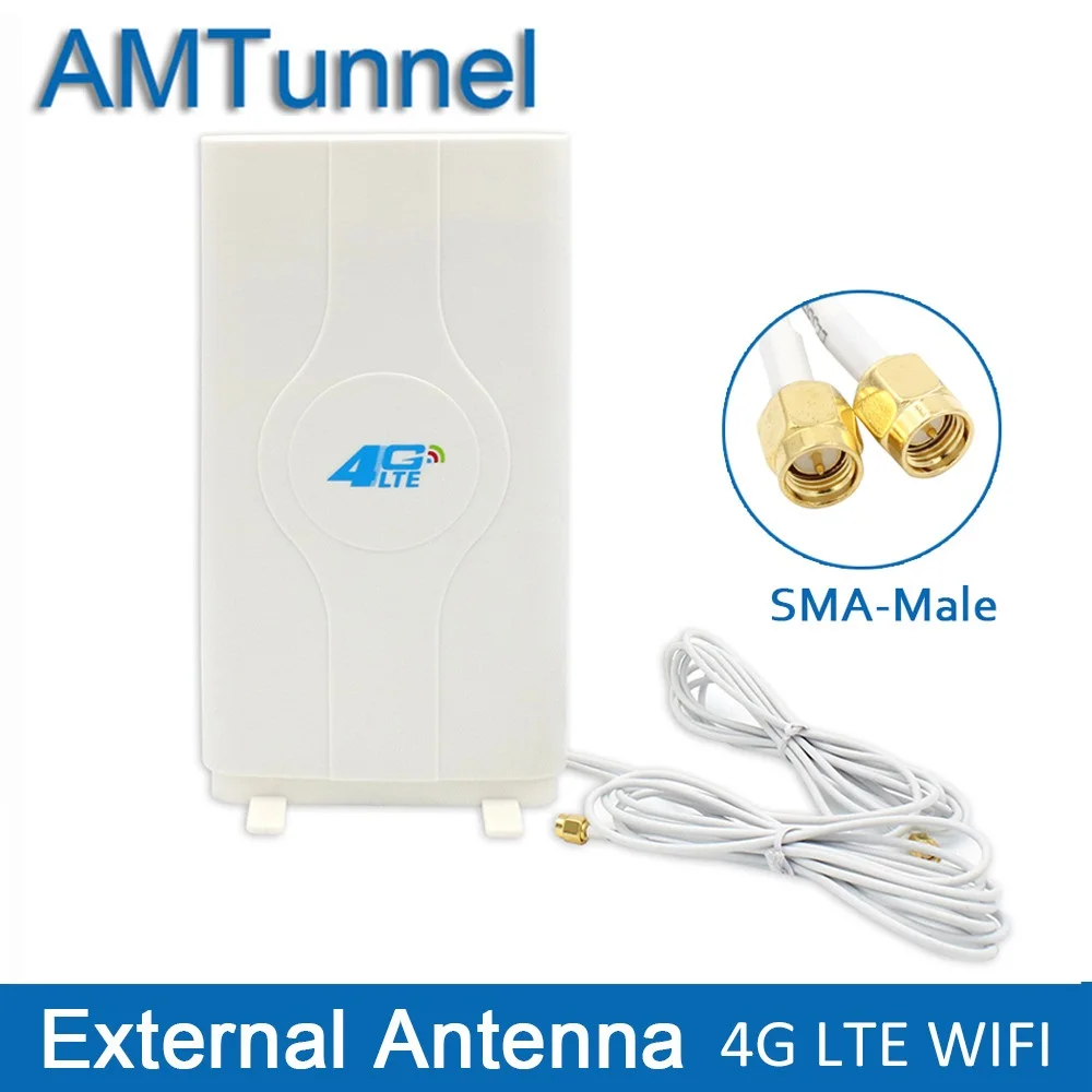 3G 4G LTE антенна mimo Антенна 2 * SMA male TS9 CRC9 разъем м 700 ~ 2600 МГц 88 дБи для маршрутизатора