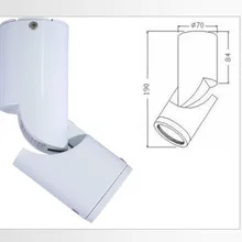 10 пк AC85V~ 265 В 10 W с высокой мощностью белый тело интегрированный COB из светодиодов след лёгкие лампа покупки зал освещение