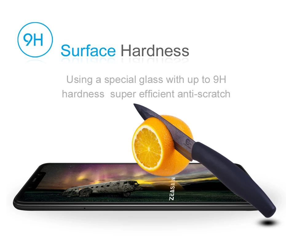 Original ZEASAIN 9H Tempered Glass for Xiaomi PocoPhone F1 Poco F1 Screen Protector 2.5D HD Clarity Toughened Safety Glass Film (11)