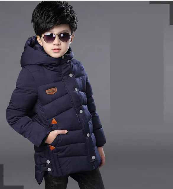 Hot New Boy Coat Outwear Childen Winter Baby Boy Jacket 2018 School Boy