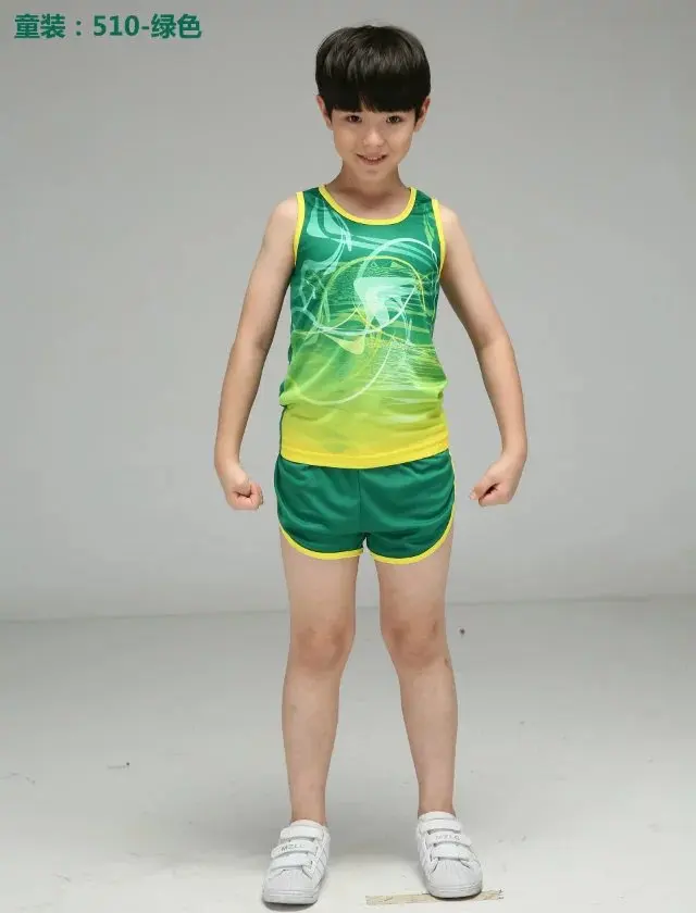 kids tracksuits boys Fast Speed Track and Field games sets children