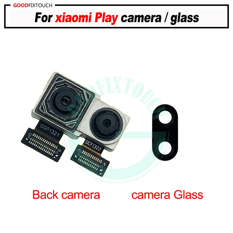 

Original For xiaomi play camera Back Rear Camera Module Replacement For xiaomi mi play camera with camera glass lens