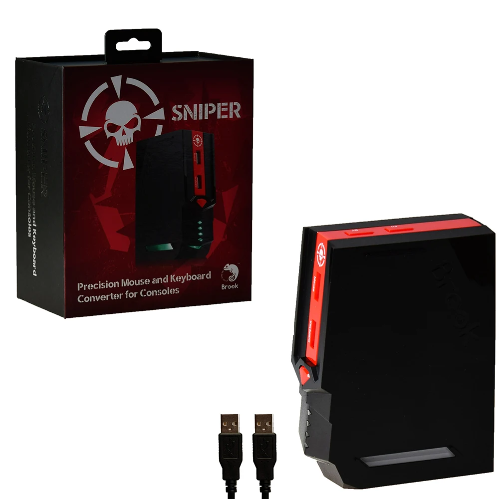 

Brook Sniper Converter Highest Precision Mouse and Keyboard Adapter for PC for PS4 for PS3 for Xbox One/360 for Nintend Switch