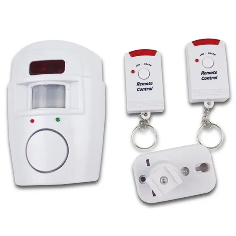 

New arrival Wireless Motion Sensing Alarm Security Device with Remote Control for Garden Sheds Garage Dropshipping