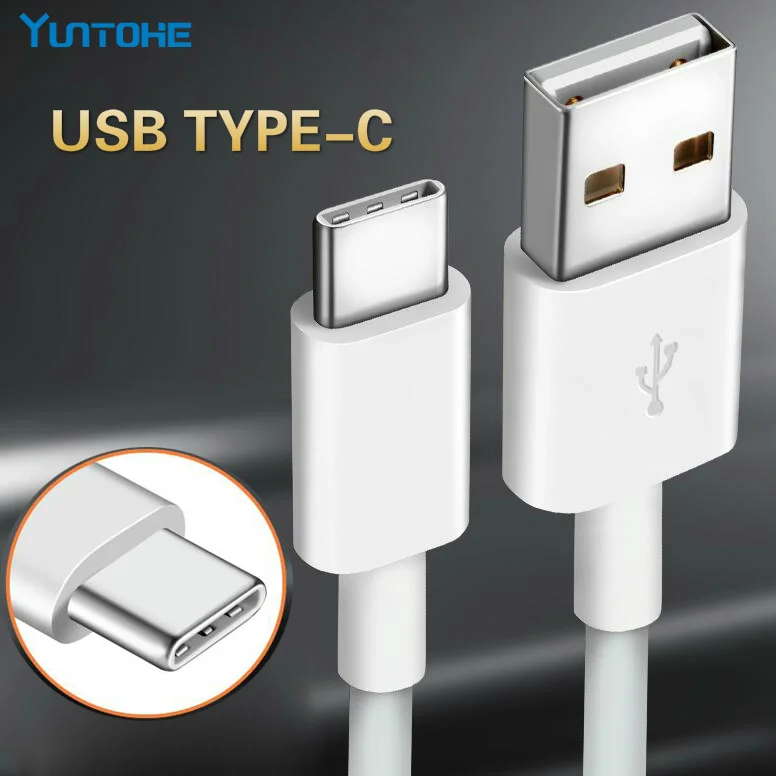 

1M 3ft USB Type C Cable for Samsung Galaxy Note 9 S9 S8 Fast Charging Data Cable for Xiaomi Mi6 Huawei Nexus 6P USB Type-C