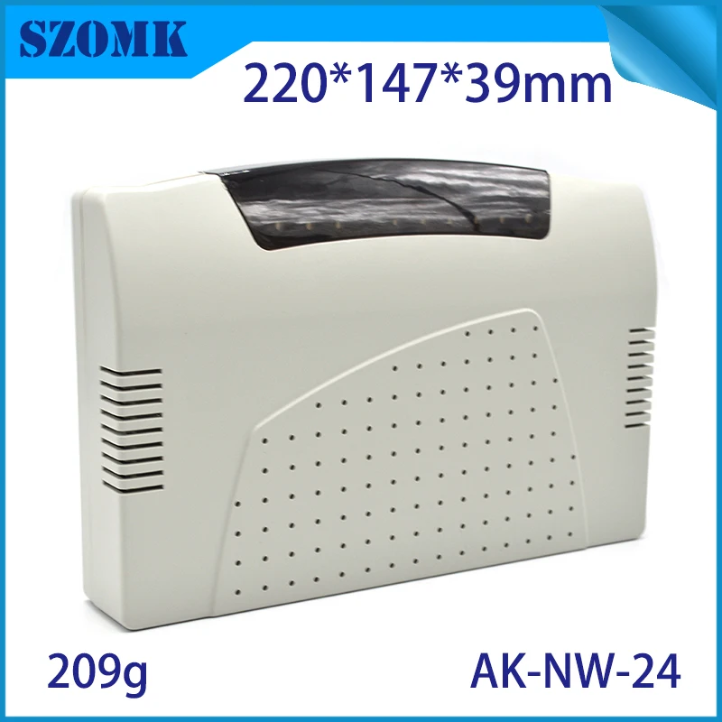 

High quality Electrical Plastic Junction Box Connector 220*147*39mm wifi router enclosure  network box plastic modems housing